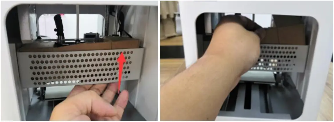 WEEDO TINA2 3D Printer - Remove the cardboard