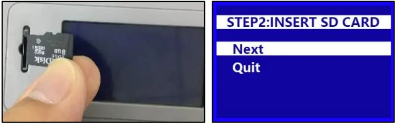 WEEDO TINA2 3D Printer - Remove the included microSD