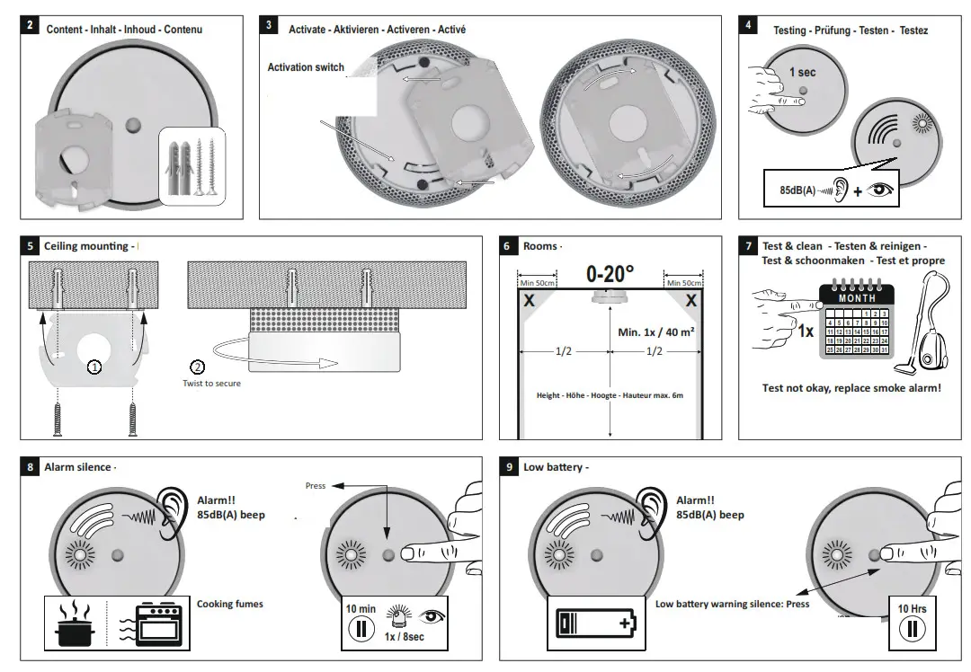 ELRO FS8010 Smoke Alarm - fig 3