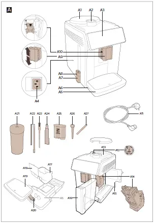 Saeco SM6685 Fully Automatic Coffee Machine 01