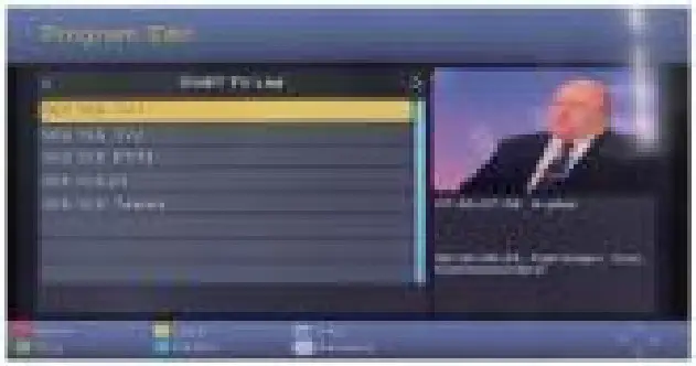 Leelbox DVB T2 Digital Terrestrial TV Receiver HDMI Mini Stick - Program Edit