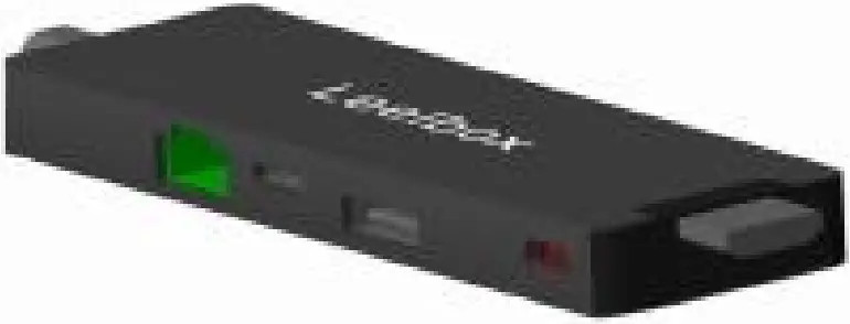 Leelbox DVB T2 Digital Terrestrial TV Receiver HDMI Mini Stick - Remote Control