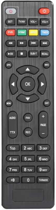 Leelbox DVB T2 Digital Terrestrial TV Receiver HDMI Mini Stick - Remote