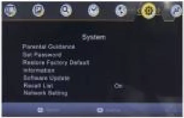 Leelbox DVB T2 Digital Terrestrial TV Receiver HDMI Mini Stick - System Setting