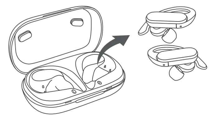 Audiovance SP301 Wireless Earbuds - Power