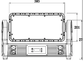 MEANReal Lighting DMX512 3.0 COLOR Outdoor Strobe Head Light 04