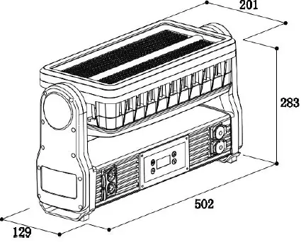 MEANReal Lighting DMX512 3.0 COLOR Outdoor Strobe Head Light 05