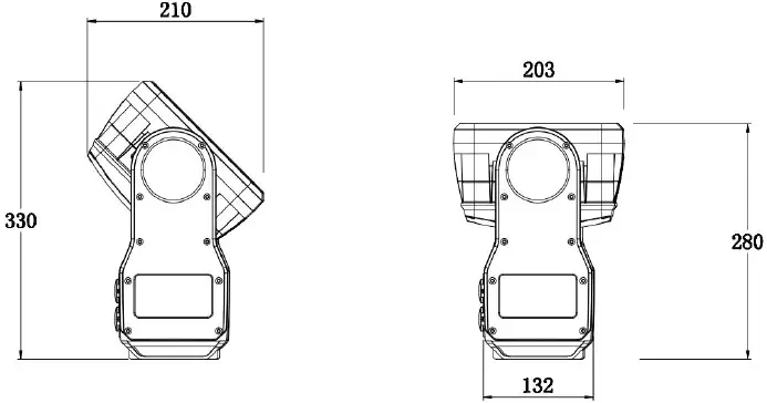 MEANReal Lighting DMX512 3.0 COLOR Outdoor Strobe Head Light 06