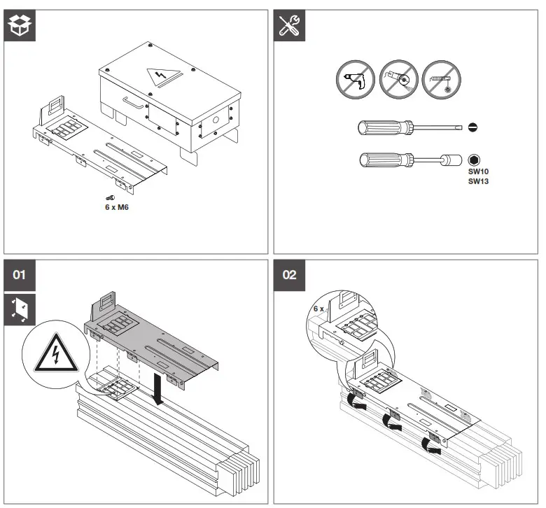 hager KEB773E1 Tap-Off Box - fig 2