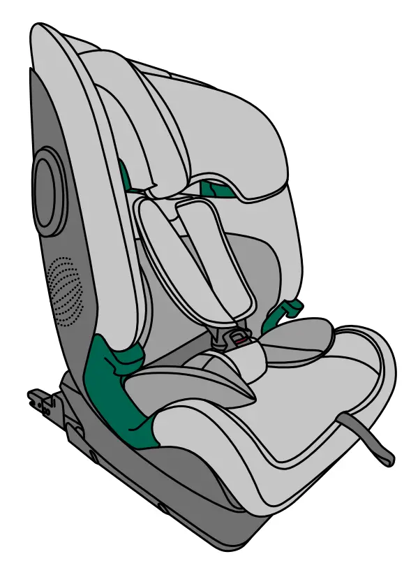 chicco 76-150 cm I-Size Car Seat