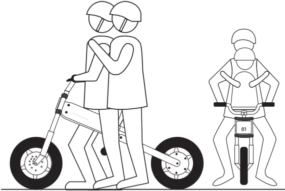 COCLUB KB200 Electric Bike - Do not attempt dangerous actions 3