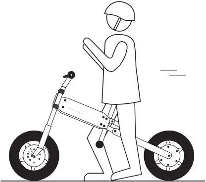 COCLUB KB200 Electric Bike - Do not attempt dangerous actions 4