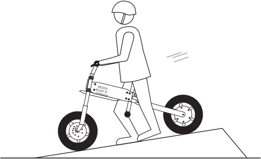 COCLUB KB200 Electric Bike - Properriding mode 4