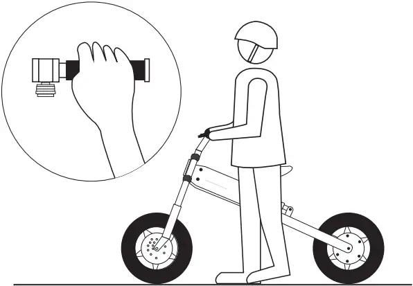 COCLUB KB200 Electric Bike - Properriding mode 5