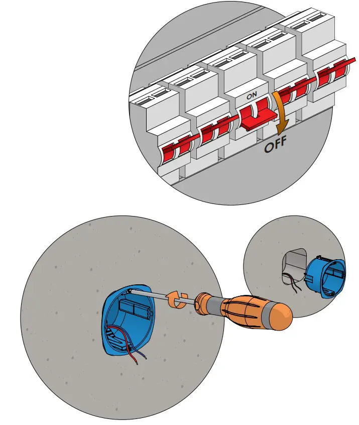 DURATECH DLT10-BIC Touch Built In Charger - ELECTRIC BOX