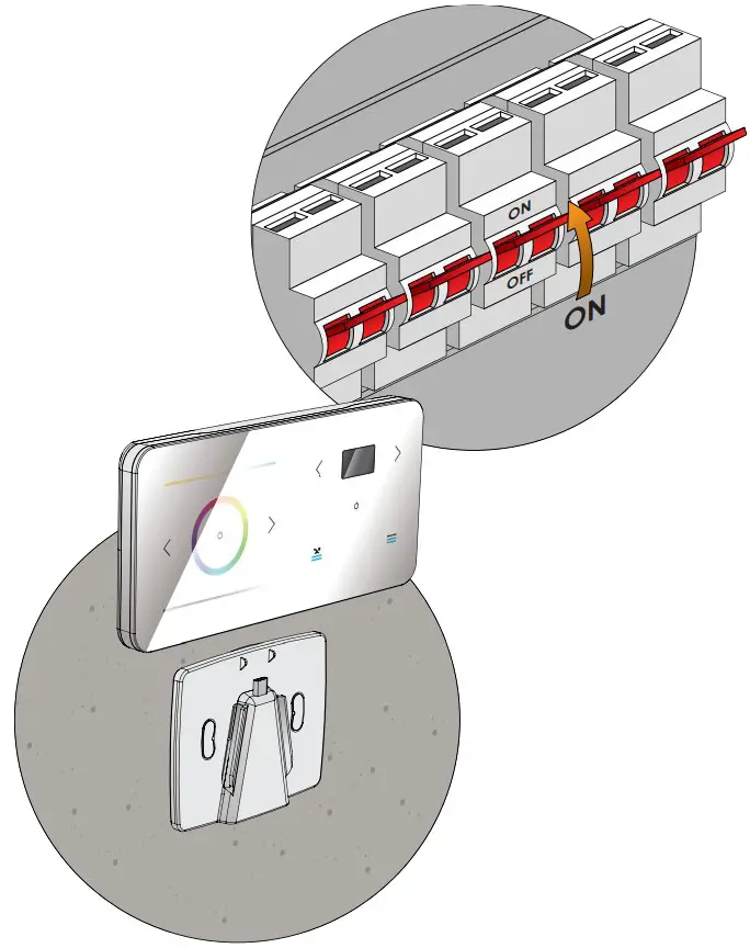 DURATECH DLT10-BIC Touch Built In Charger - WALLMOUNT 1