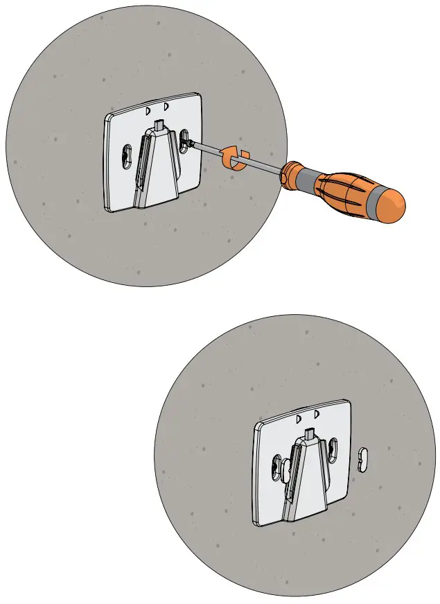 DURATECH DLT10-BIC Touch Built In Charger - WALLMOUNT