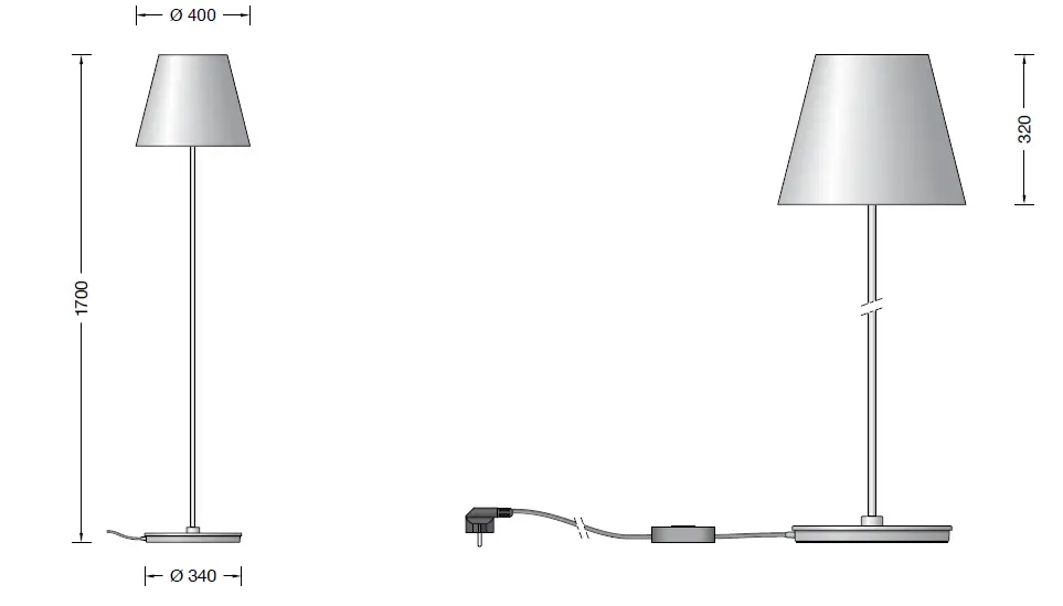 BEGA 50743.6 Indoor Floor Lamp 1
