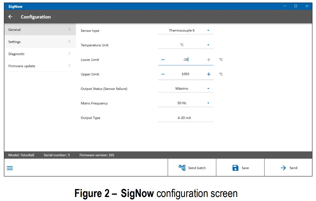 NOVUS TxIsoRail Isolated Transmitter - SIGNOW SOFTWARE