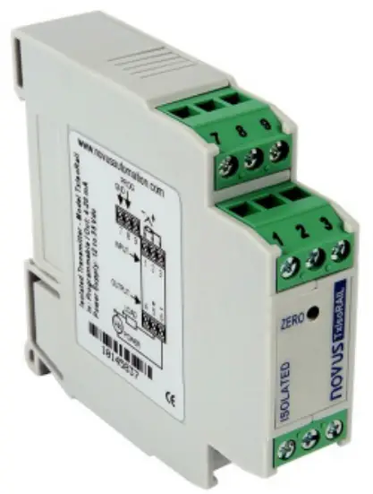 NOVUS TxIsoRail Isolated Transmitter