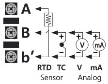Autonics KRN1000 Series LCD Touchscreen Paperless Recorder - Inpur Output Circuit 1