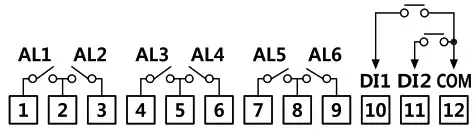 Autonics KRN1000 Series LCD Touchscreen Paperless Recorder - Inpur Output Circuit 4