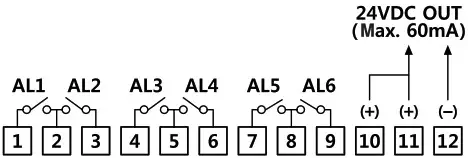 Autonics KRN1000 Series LCD Touchscreen Paperless Recorder - Inpur Output Circuit 5