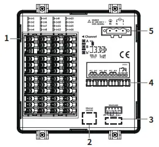 Autonics KRN1000 Series LCD Touchscreen Paperless Recorder - Unit Descriptions 2