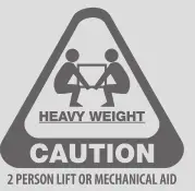 Rointe ELBA AQUA Hydraulic Towel Rail - warning