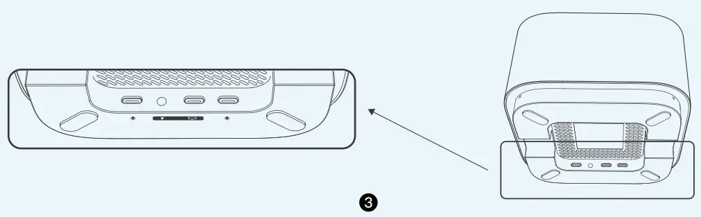 Connect the USB port