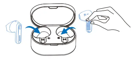 PHILIPS TAT1138BL 00 True Wireless Headphones - LED earpieces