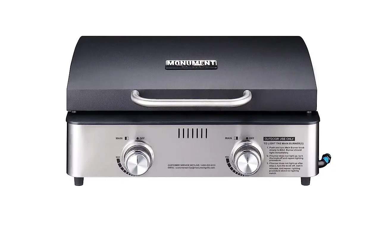 Monument Grills Gp22td Liquid Propane Gas Grill Griddle Owner's Manual