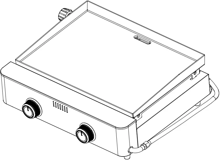 MONUMENT GRILLS GP22TD Liquid Propane Gas Grill Griddle