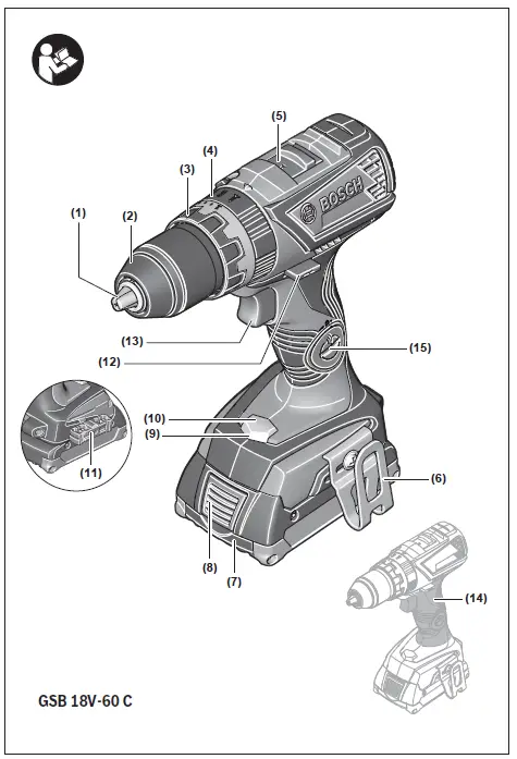 BOSCH-18V-60-C-GSR-GSB-Professional-Cordless-Drill-Driver-fig1