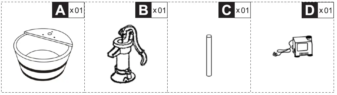 Outsunny 844-129 Outdoor Wooden Barrel Electric Garden-fig-1