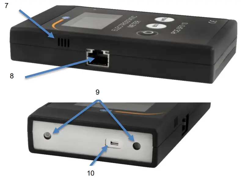 PCE Instruments PCE-SFS 10 Gauss Meter - Device description 1