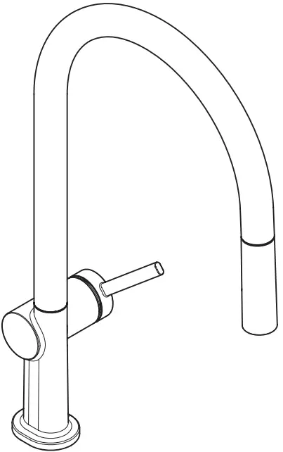 hansgrohe Talis M54 210 2jet 72800XXX Single Lever Kitchen Mixer