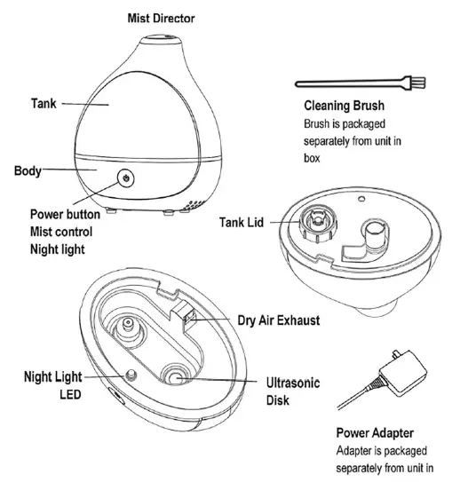 pure PEHUMIDIF MistAire Humidifier 1