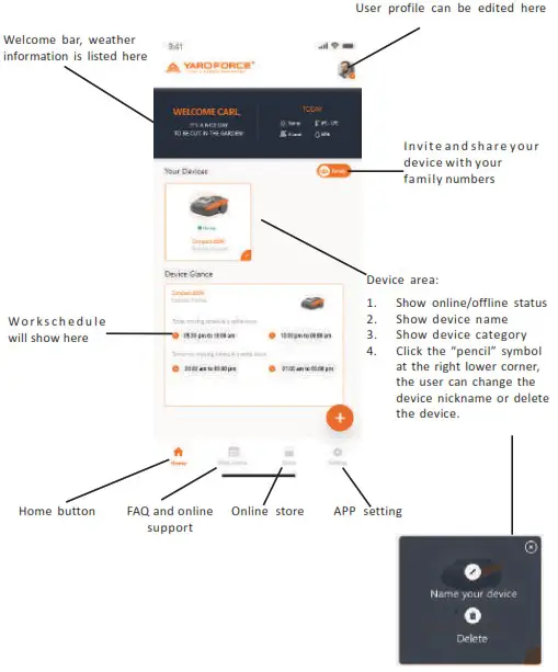 YARD FORCE CloudHawk App - CLOUDHAWK 11