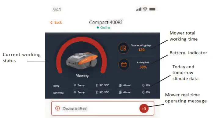 YARD FORCE CloudHawk App - CLOUDHAWK 12