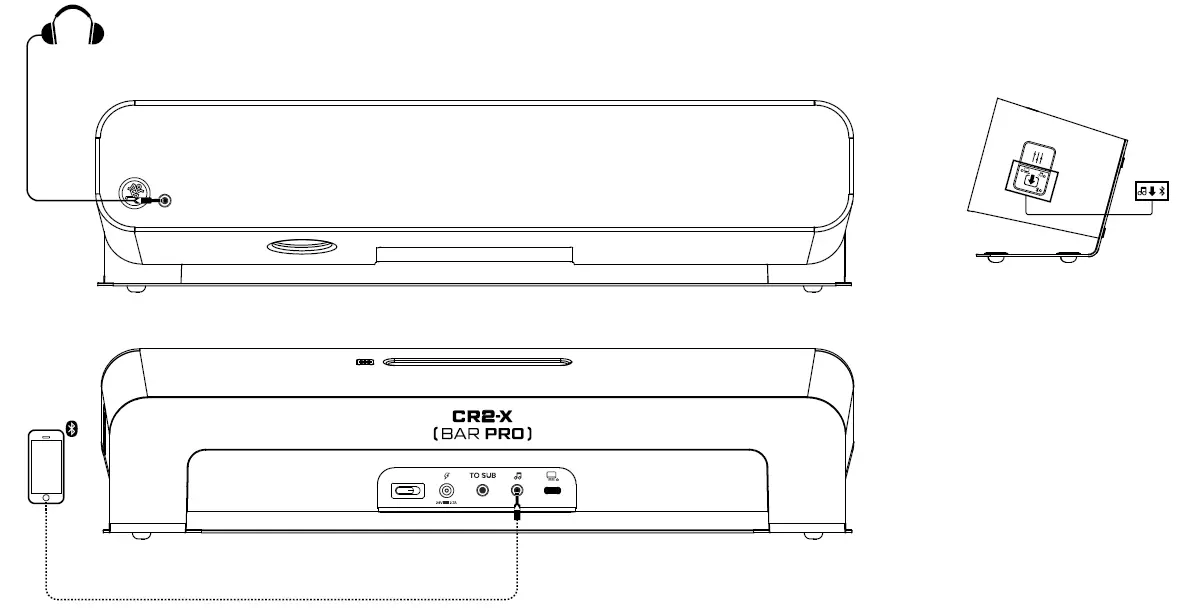 Polar-Audio-CR2-X-BAR-Pro-Premium-Desktop-Soundbar-with-Bluetooth-FIG-1