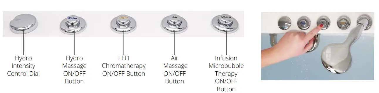ellas DAFZz-K2aoI Walk In Bathtub - Controls