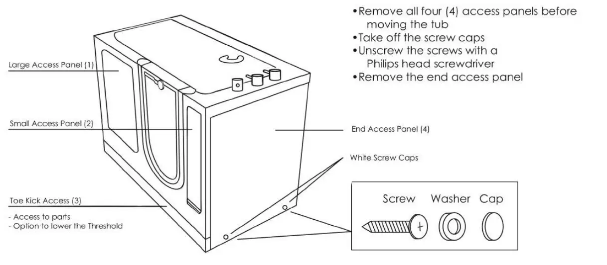 ellas DAFZz-K2aoI Walk In Bathtub - Moving