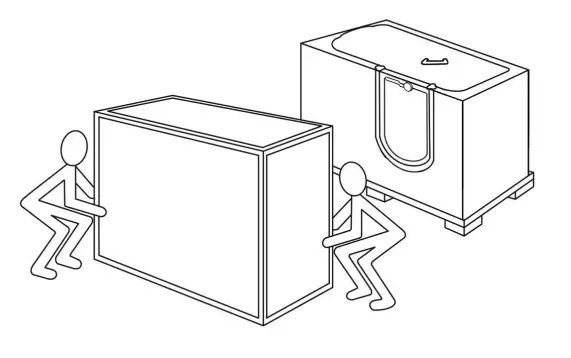 ellas DAFZz-K2aoI Walk In Bathtub - Unpacking 2