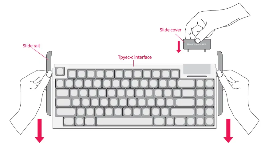 DUSTSILVER-K84-Mechanical-Keyboard-fig-2