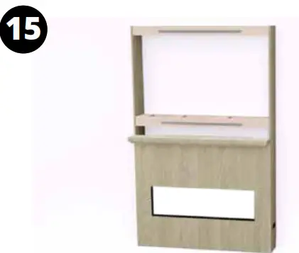 MODERN FLAMES ALLWOOD Fireplace Wall System - Assembly14