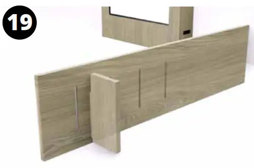 MODERN FLAMES ALLWOOD Fireplace Wall System - Assembly18