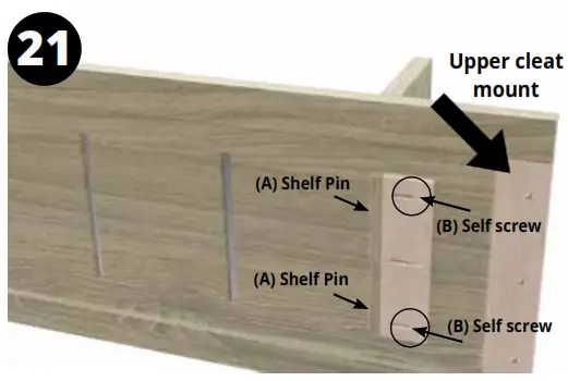 MODERN FLAMES ALLWOOD Fireplace Wall System - Assembly20
