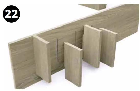 MODERN FLAMES ALLWOOD Fireplace Wall System - Assembly21