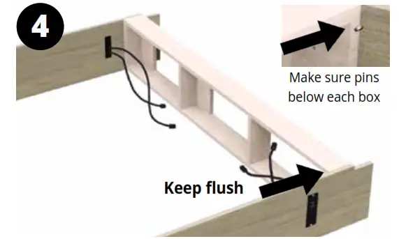 MODERN FLAMES ALLWOOD Fireplace Wall System - Assembly3